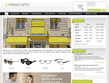 Tablet Screenshot of france-optic.com